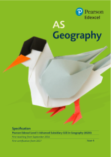 Pearson Edexcel AS Geography Specification